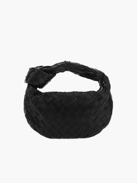 Elegante Damenhandtasche aus praktischem veganem Leder – Schwarz
