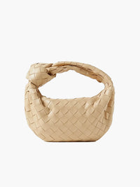 Elegante Damenhandtasche aus praktischem veganem Leder – Beige