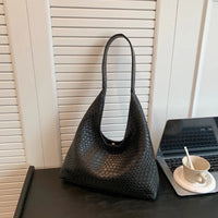 Elegante Damenhandtasche aus stilvollem, strapazierfähigem Leder – Schwarz