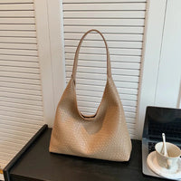 Elegante Damenhandtasche aus stilvollem, strapazierfähigem Leder – Khaki