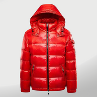 Petra | Elegante Wasserdicht Pufferjacke – Rot