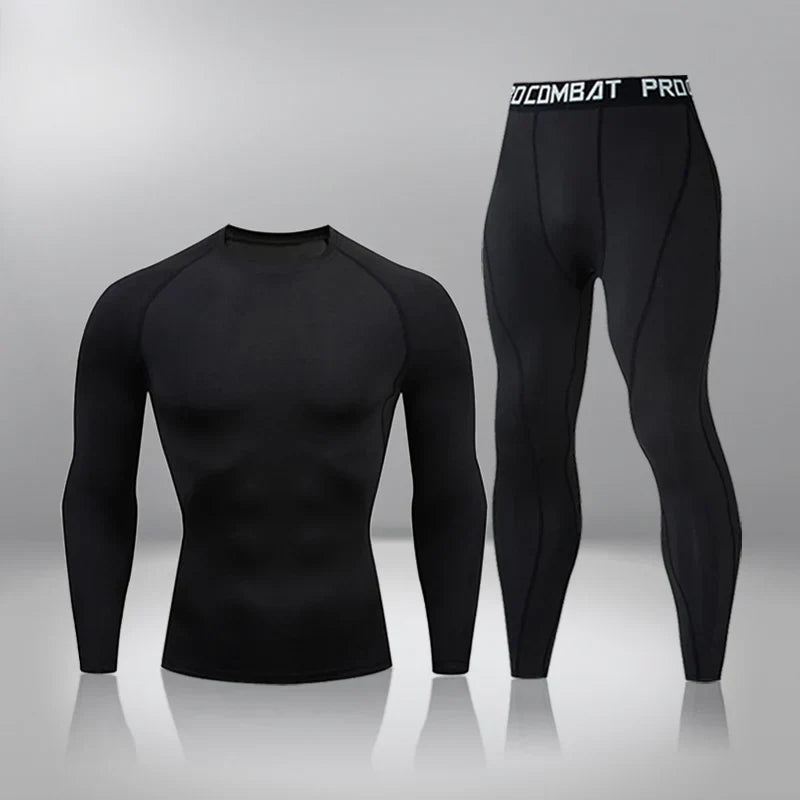 Boger Trainingsset | Sommer Fitness-Kompression Set für Herren