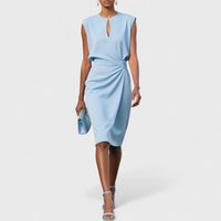 Elegantes Festliches Kleid Damen | Zeitloses Design für Formelle Anlässe | Schmeichelhafte Passform und Raffinierte Details – Himmelblau