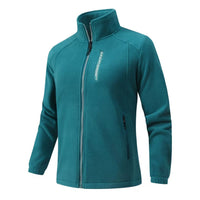 Julia | Dicke Unisexjacke für Winter und Outdoor – Pfauenblau