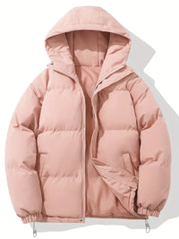 Aniyah | Winterjacke mit Kapuze und Reißverschluss – Rosa