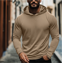 Enrico | Klassischer Herren Hoodie – Khaki