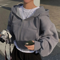 Porscha Übergröße Hoodie – Dunkelgrau