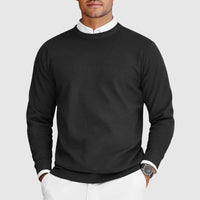 Leo™ - Herren-Sweatshirt mit Rundhalsausschnitt – Schwarz