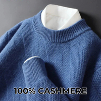 Enzo | Traum Cashmere Pullover – Blau