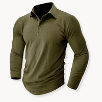 Raves - Strukturiertes Poloshirt – Grün