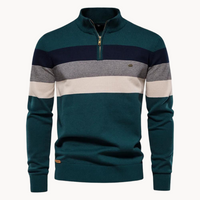 Burk Quarter Zip Pullover – Tiefes Teal