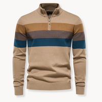 Burk Quarter Zip Pullover – Khaki