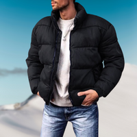 Brodie | Herren Pufferjacke mit stylischem Design – Noir