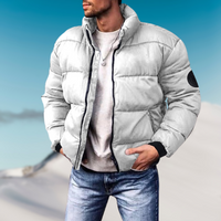 Brodie | Herren Pufferjacke mit stylischem Design – Blanc