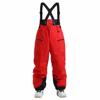 Walter | Warme Schneehose für Herren Winter Outdoor – Rot