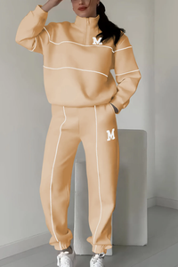 Sportlicher Damen Trainingsanzug | Bequem & Atmungsaktiv – Khaki