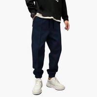Lässige Herren Stoffhose – Blau
