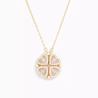 Heidi-Mode | Magische Herz & Kleeblatt Kette – Gold