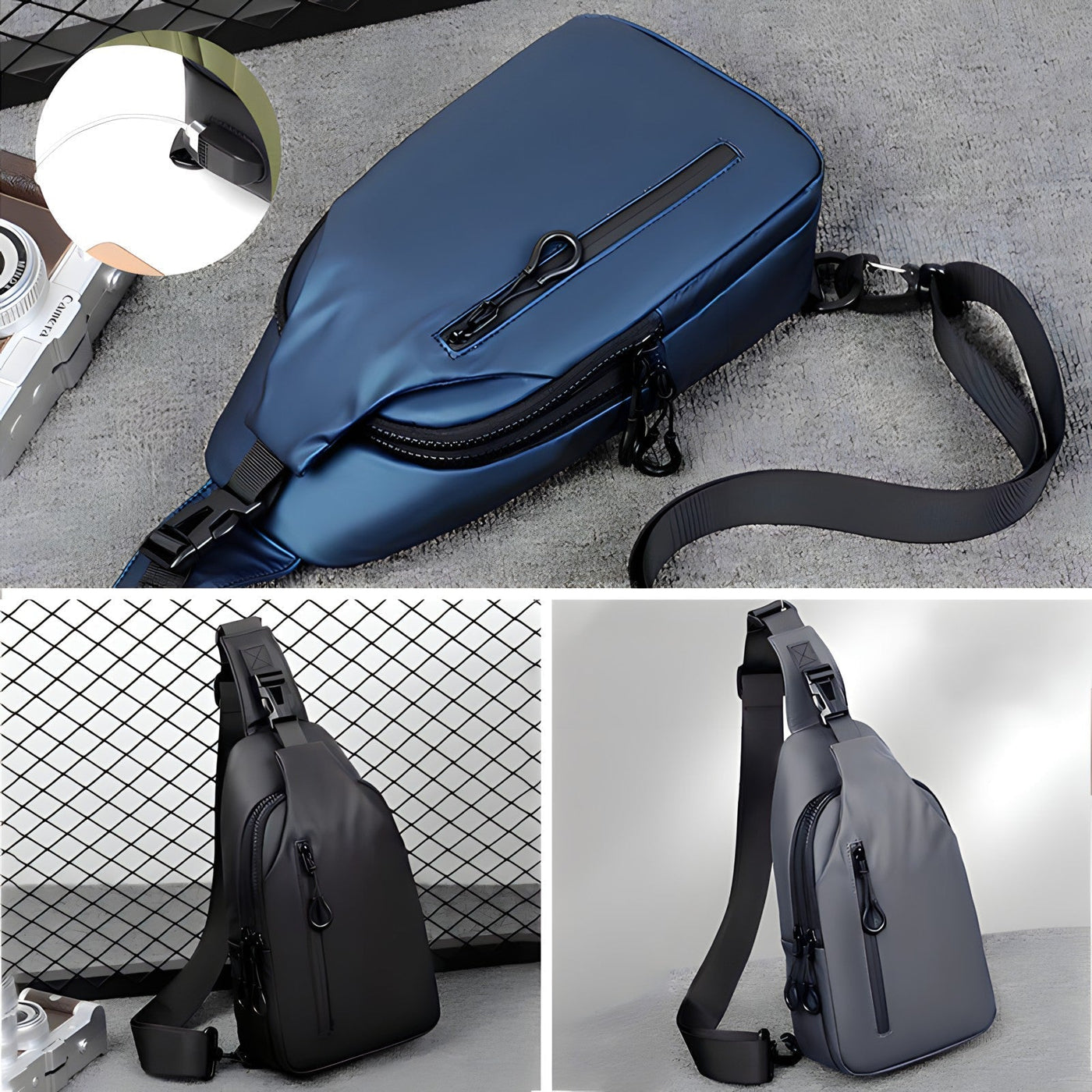 HydroSling 2.0 - Wasserdichte Brusttasche für Männer