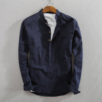 Premium Italienisches Herren Business Hemd – Marine