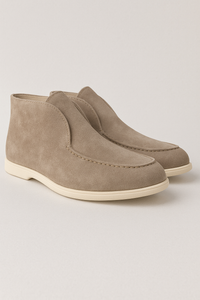 Fabianus Knöchel-Loafer aus Wildleder – Braun