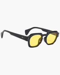 Unisex Retro Sonnenbrille | UV-Schutz – Gelb