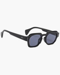 Unisex Retro Sonnenbrille | UV-Schutz – Schwarz