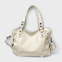 Gabriella | Mehrere Fächer Verstellbarer Riemen Umhängetasche – Beige