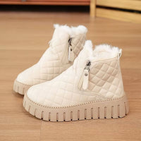 Finja™ – Warme Winterstiefel mit Kunstpelzfutter – Beige