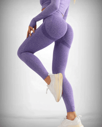 Fitexo | Atmungsaktive Sport Leggings für Damen Yoga – Lila