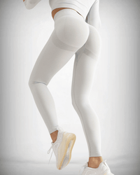 Fitexo | Atmungsaktive Sport Leggings für Damen Yoga – Weiß