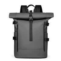 Seraso | Wasserabweisender Unisex Rucksack für Alltag und Reisen – Grau