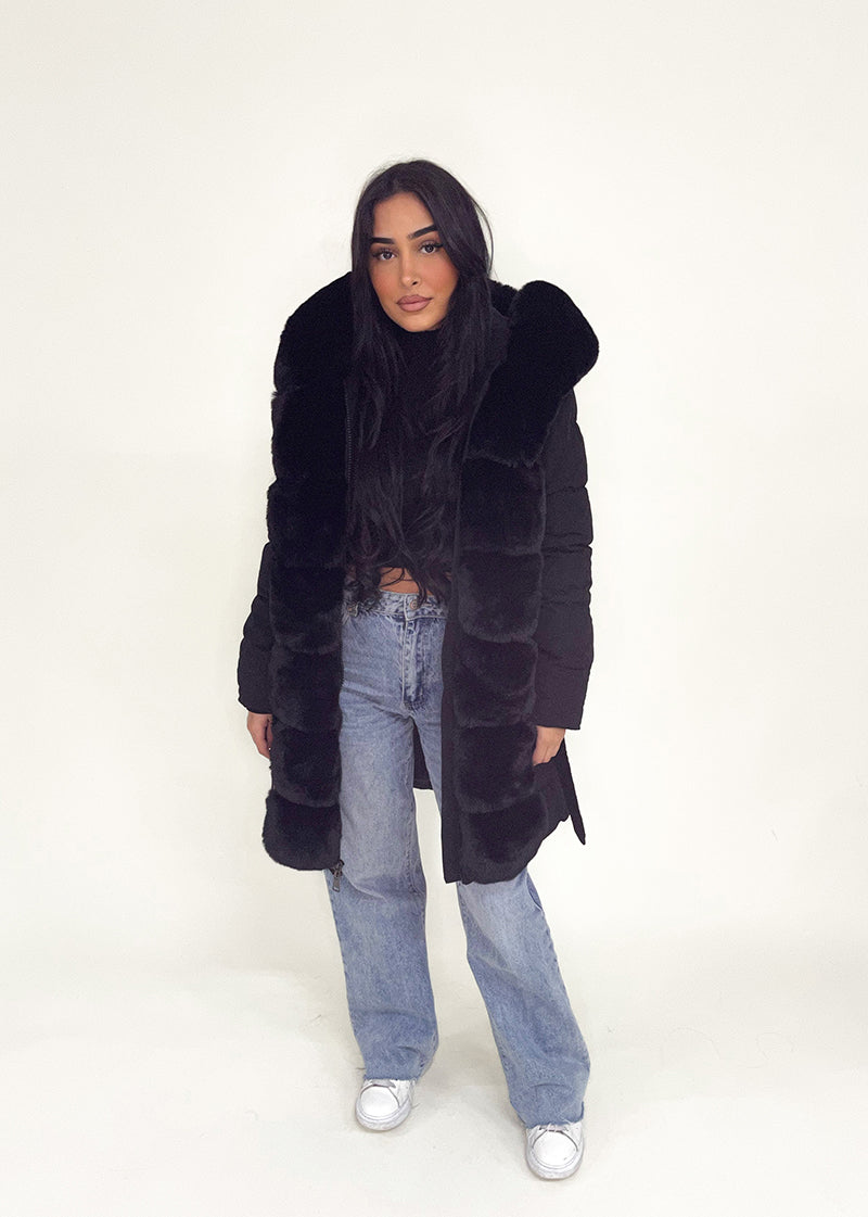 Crusk | Winterjacke mit Kunstfell