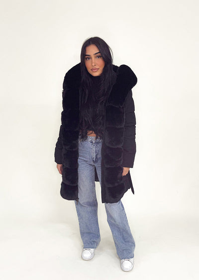 Crusk | Winterjacke mit Kunstfell