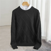 François | Hochwertiger Kaschmirpullover – Schwarz