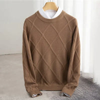 BLUM - PULLOVER AUS PREMIUM KASCHMIR – Braun