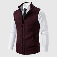 Louis | Elegante Herren-Strickweste – Rot