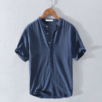 Noah | Herren Sommer-Shirt – Tiefblau