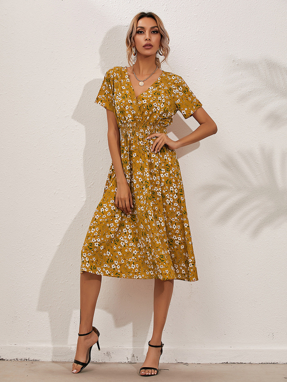 Bano | Elegantes Sommerkleid mit Blumendruck
