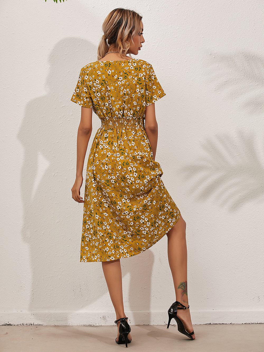 Bano | Elegantes Sommerkleid mit Blumendruck