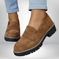 Elegante Damen Lederschuhe – Braun