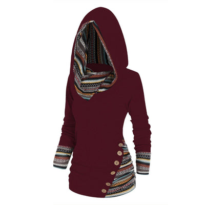 Saymera | Lässiger Tribal-Kapuzenpullover