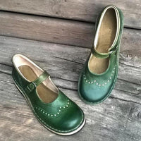 Orthopädische Damen Slipper Mokassins – Grün