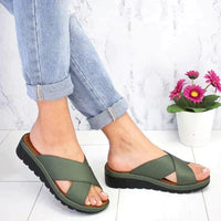 Nicole | Damen Orthopädische Sandalen Sommer Komfort Aktiv Leicht – Grün