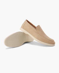 Salvatore | Wildleder-Loafer – Hellbraun