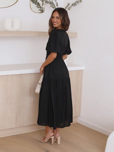 Aava™| Smocked Maxi-Kleid