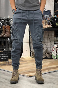 Levi™ | Premium Stretch Cargohose – Grau (mit Taschen)