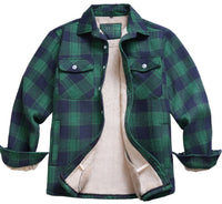 Max | Klassische Holzfäller-Jacke im Freizeitlook – Grün
