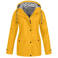 Merlia - Wasserdichte Jacke für Damen – Gelb
