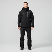 Herrenskiset | Ski-Jacke und Skihose-Kombination – Schwarz